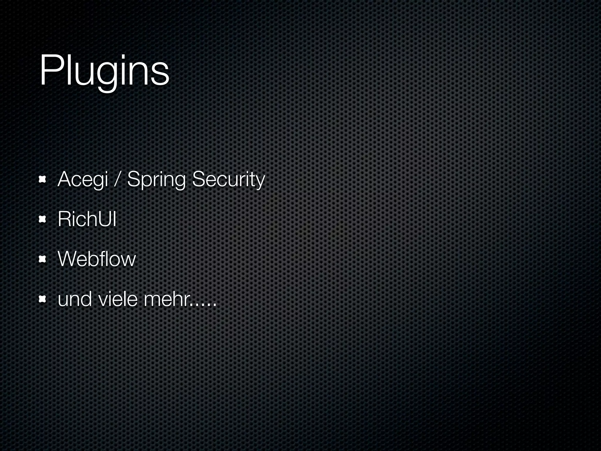 Informatik Seminar Groovy Und Grails