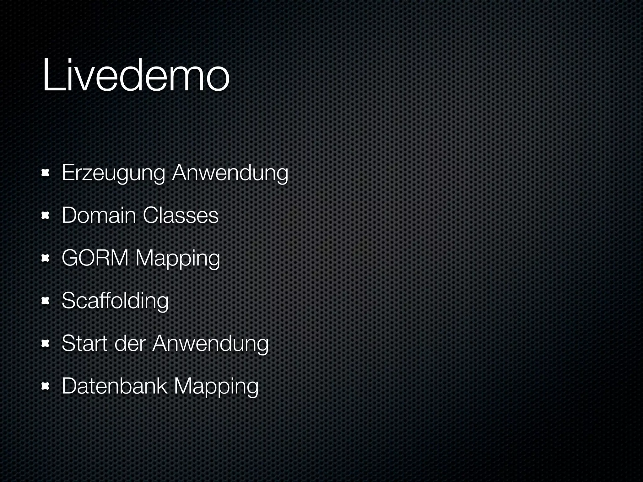 Informatik Seminar Groovy Und Grails