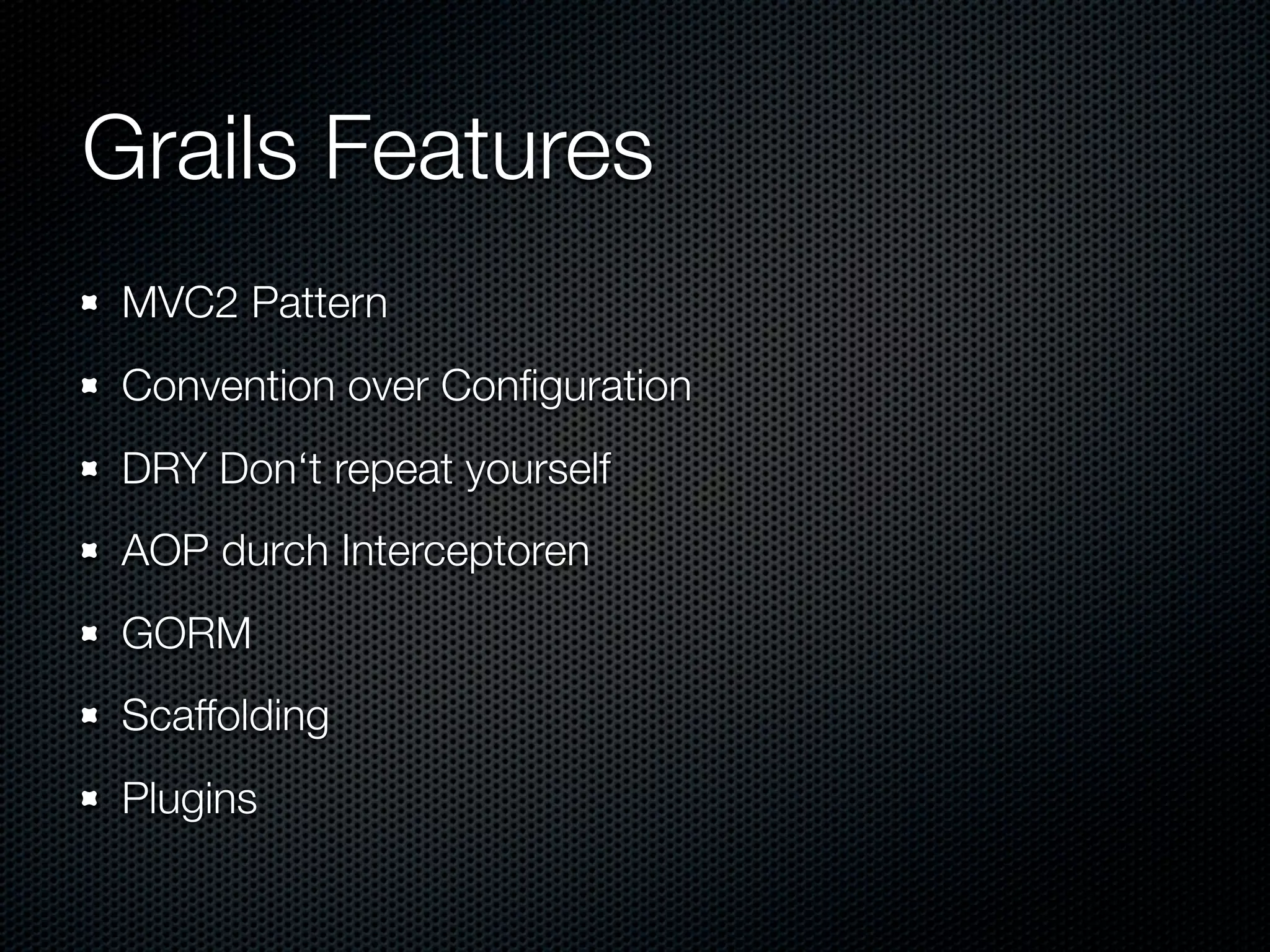 Informatik Seminar Groovy Und Grails