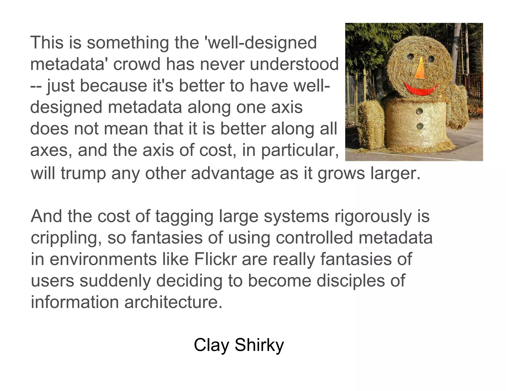 Information Architecture 3.0 (Second Life)