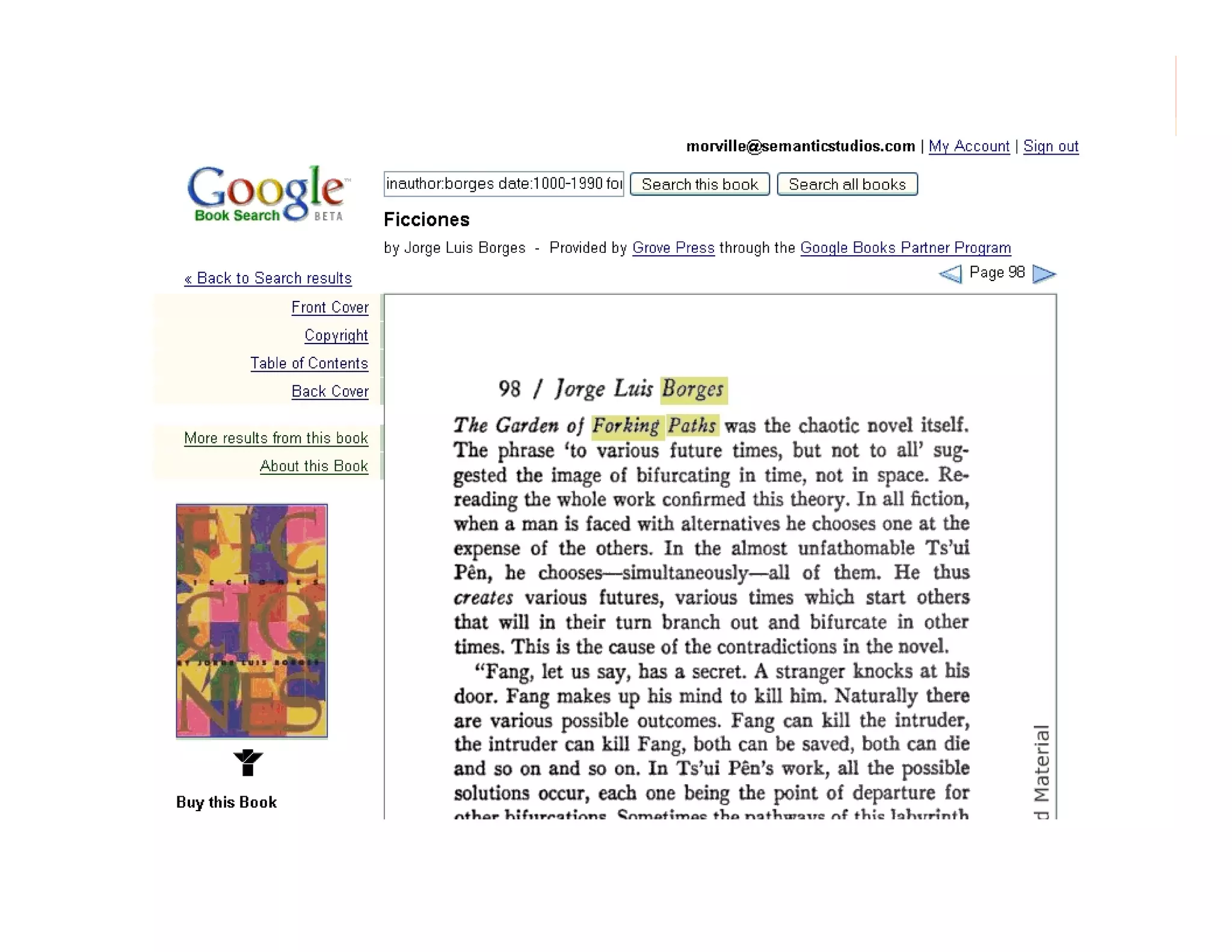 Information Architecture 3.0 (Second Life)