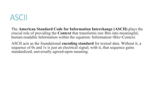 Understanding Information: The Role of Bits and Context in Digital ...