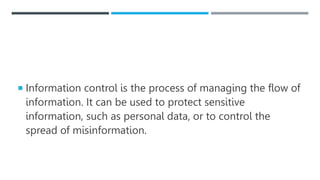 Information-Control-and-Privacy.powerpoint | PPTX