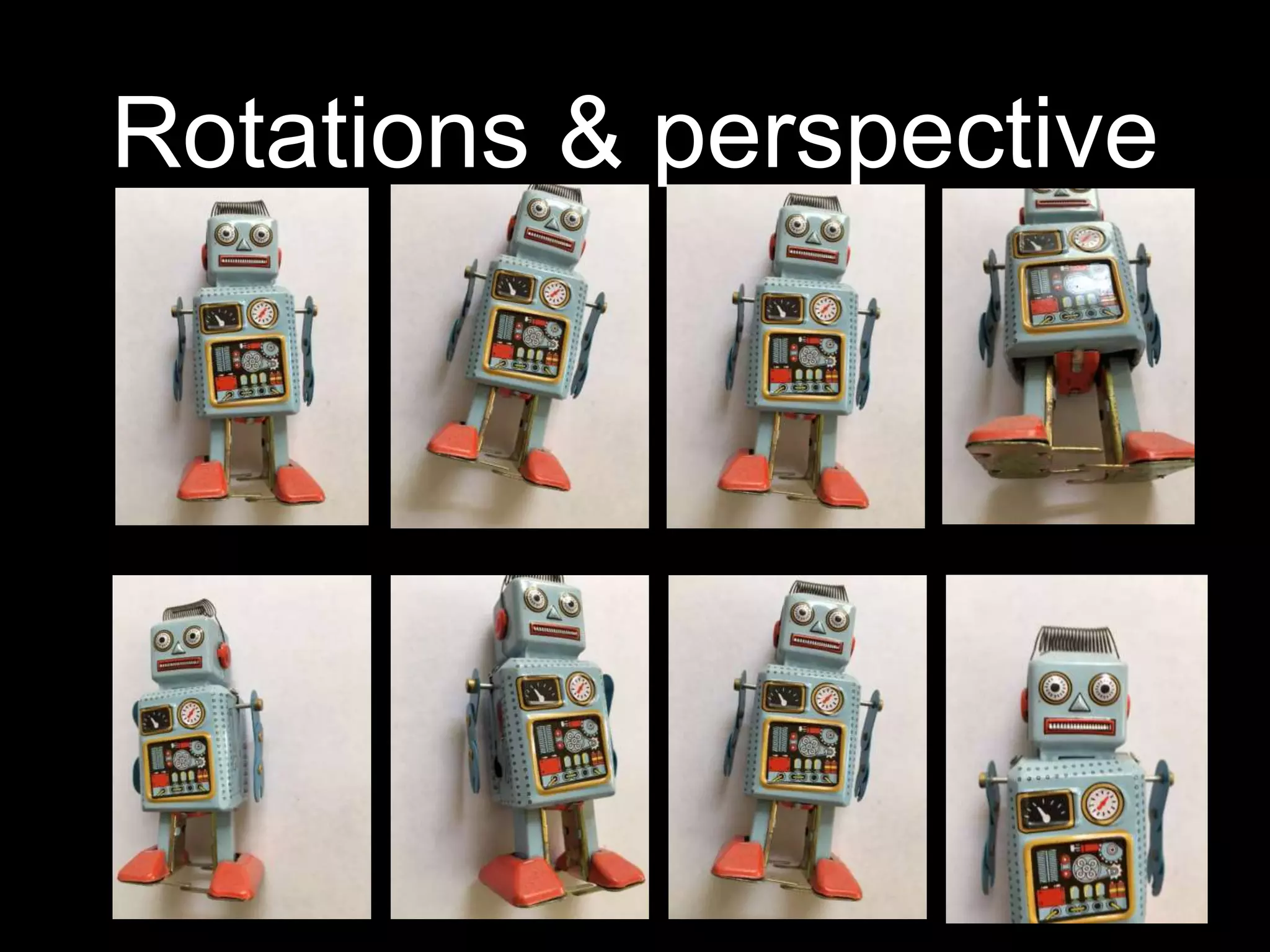 Rotations & perspective
 