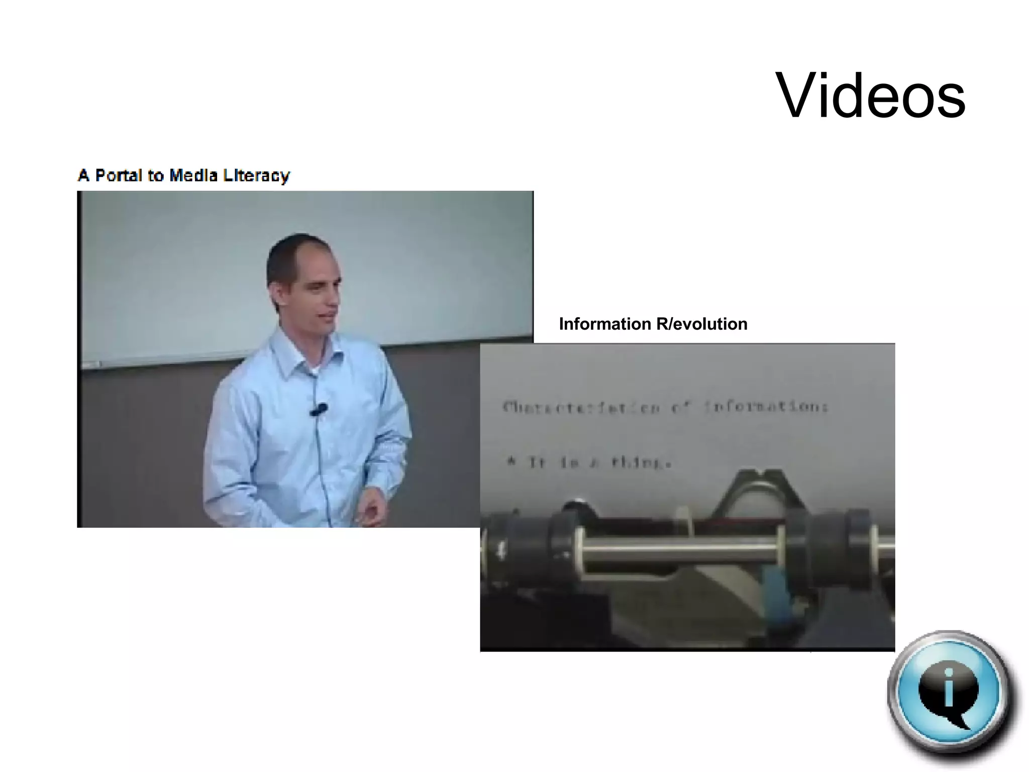 Videos Information R/evolution 