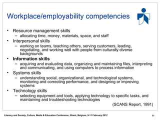 Information Literacy as a Transversal Competency
