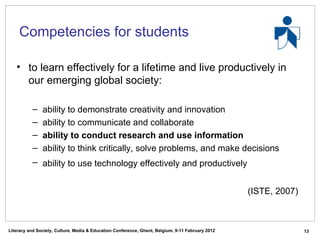 Information Literacy as a Transversal Competency