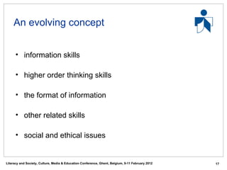 Information Literacy as a Transversal Competency