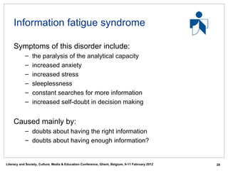 Information Literacy as a Transversal Competency