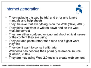 Information Literacy as a Transversal Competency