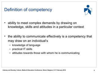 Information Literacy as a Transversal Competency