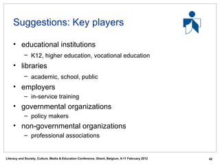 Information Literacy as a Transversal Competency