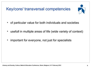 Information Literacy as a Transversal Competency