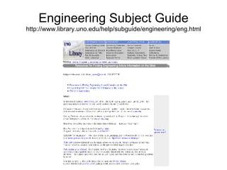 Information Literacy for Engineering Students | PPT