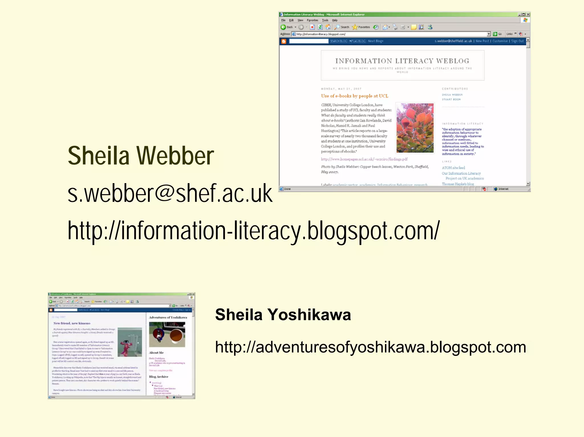 Information Literacy for Masters students