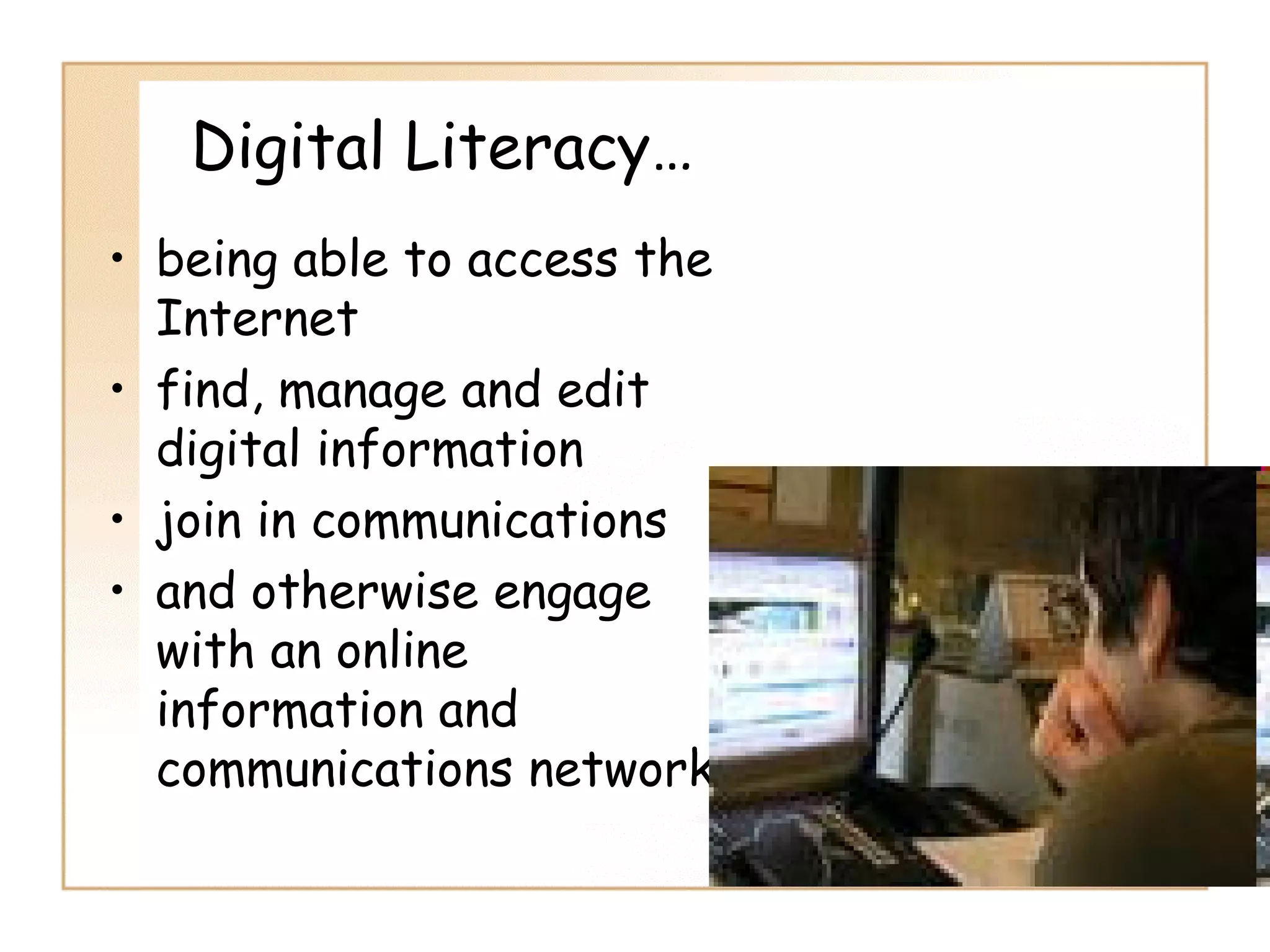 Information Literacy: Implications for Library Practice