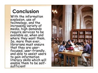 Information Literacy: Implications for Library Practice