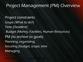 IT Project Management 