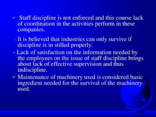 Information Needs of Company Employees in Nigeria