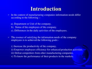 Information Needs of Company Employees in Nigeria