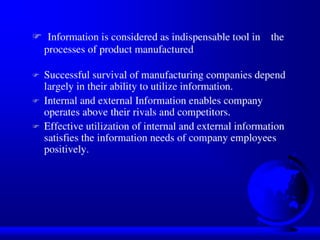 Information Needs of Company Employees in Nigeria