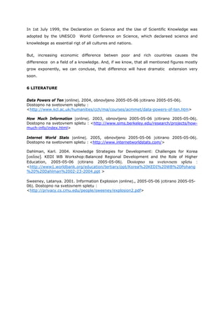 Information Overload