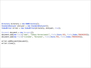 Information Retrieval with Open Source
