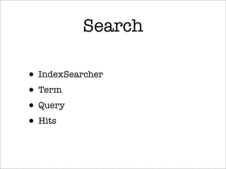 Information Retrieval with Open Source