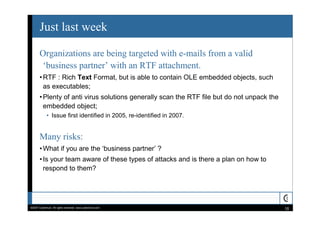 Information Security Intelligence