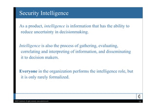 Information Security Intelligence