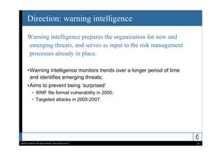 Information Security Intelligence