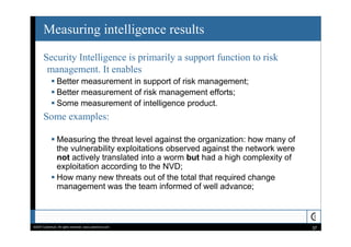 Information Security Intelligence