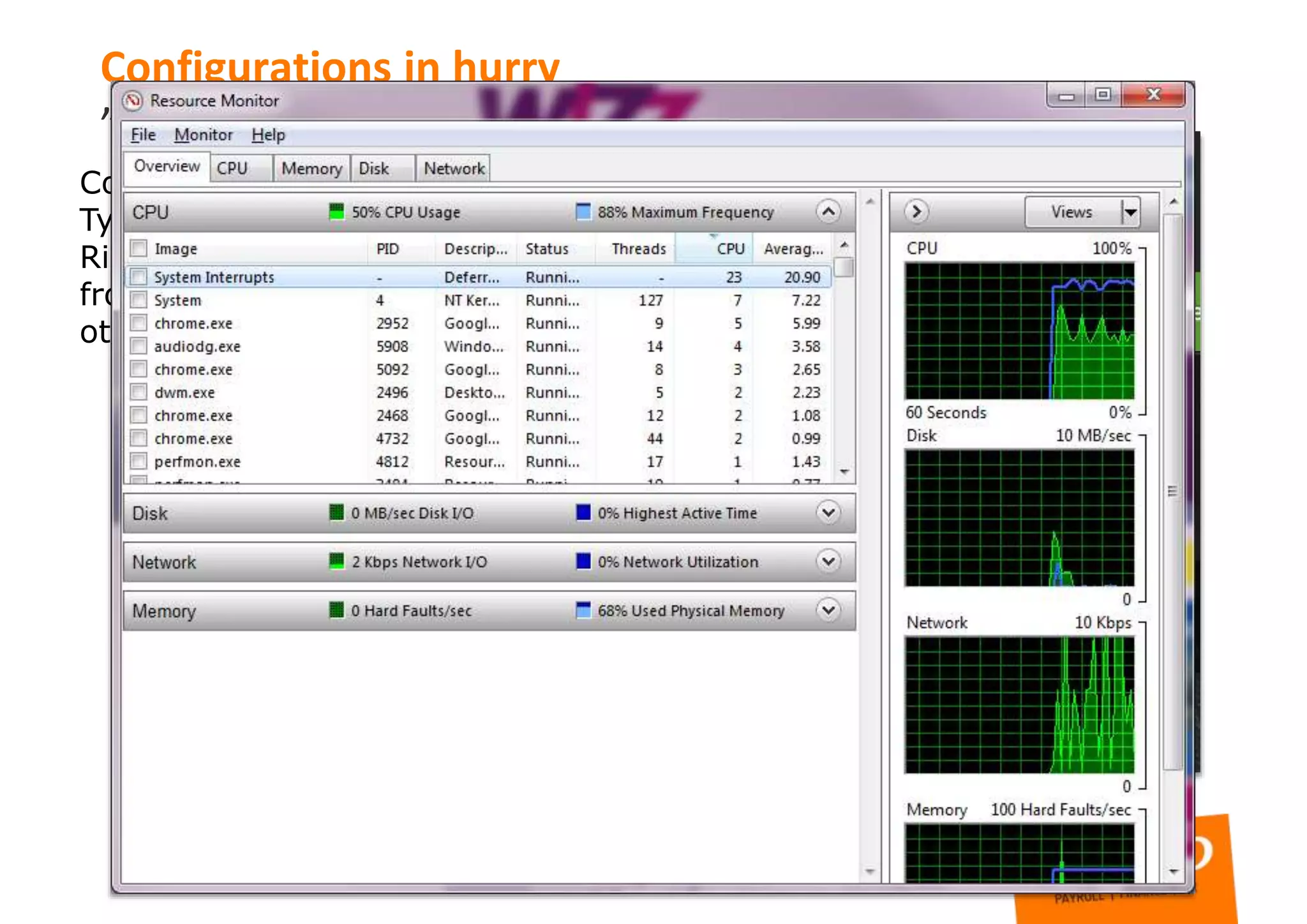 Compromised server”
Type: SSH port open, not hardened, server compromised
Risk: Third party have full control to server, possible data leak
from server or jump point to other infrastructure, DOS to some
other organization
Configurations in hurry
”
 
