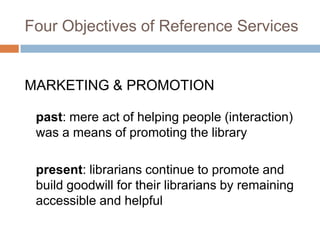 Information Seeking & Reference Services