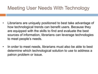 Information Seeking & Reference Services