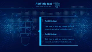 Add title text
CLICK TO ADD CAPTION TEXT
Add title text
Click here to add text content, such as
keywords, some brief introductions, etc.
Add title text
Click here to add text content, such as
keywords, some brief introductions, etc.
 
