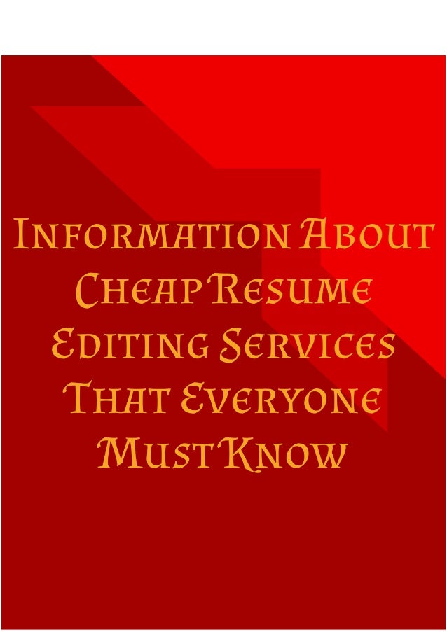 Cheap editing services