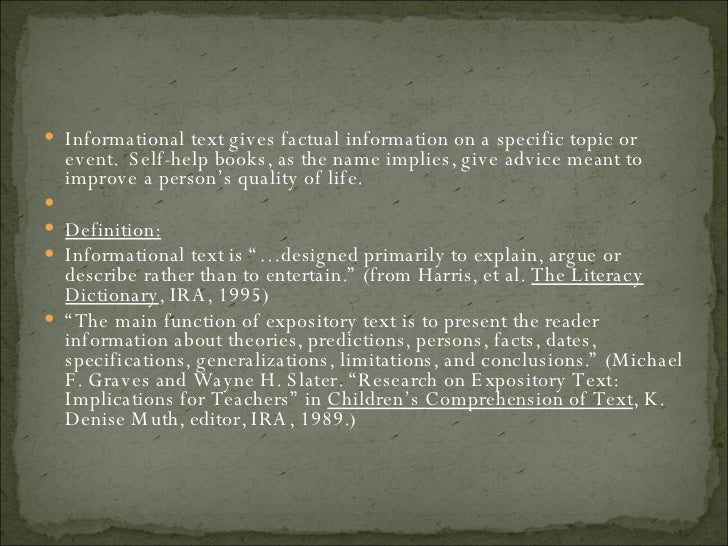 informational text definition