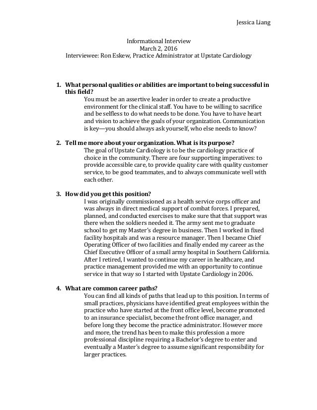 informational interview what is the goal of an informational interview