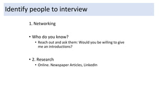 Informational interview | PPTX