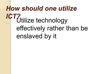 Information and communications technology | PPTX