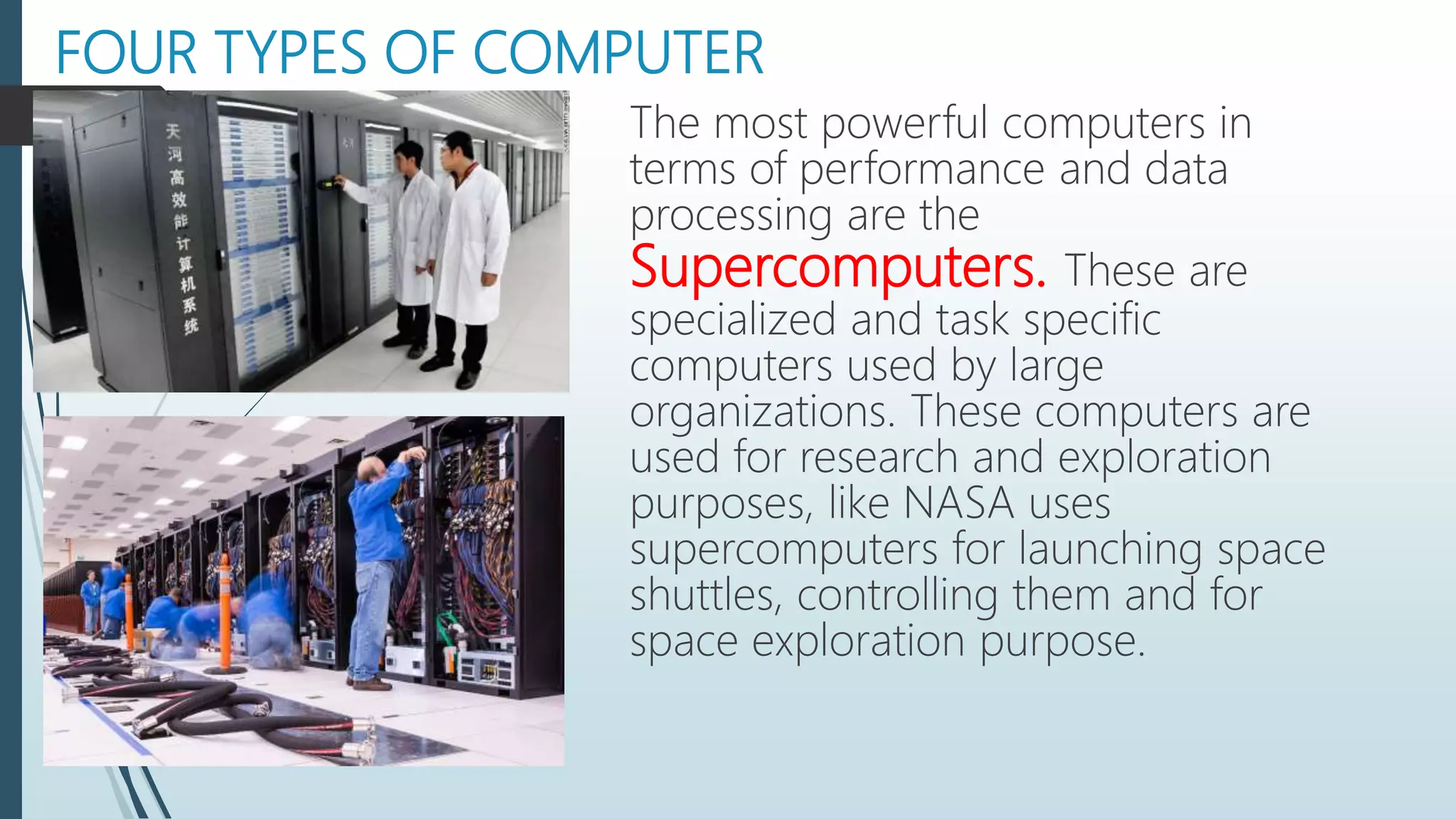 lesson 3: TYPES OF COMPUTER | PPTX | Computer Peripherals | Computing