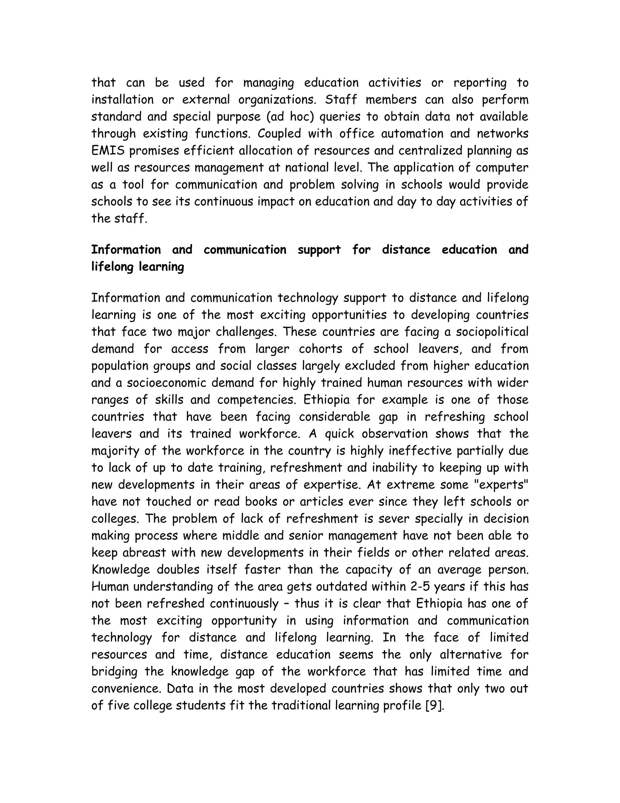 Information And Communication Technology Mediated Learning Doc