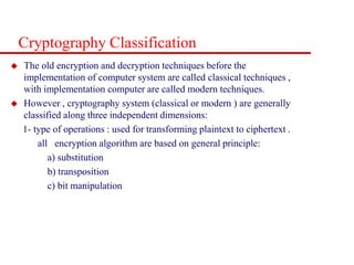 Information and data security block cipher and the data encryption ...