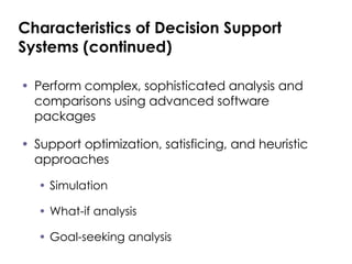 Information And Decision Support System | PPT
