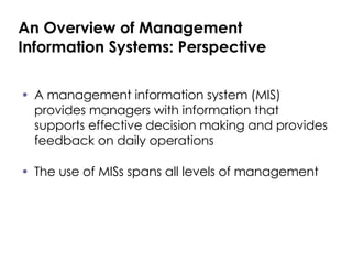 Information And Decision Support System | PPT