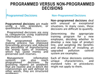 Information and decision support system | PPTX
