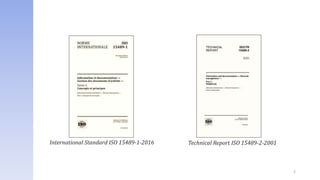2
Technical Report ISO 15489-2-2001
International Standard ISO 15489-1-2016
 