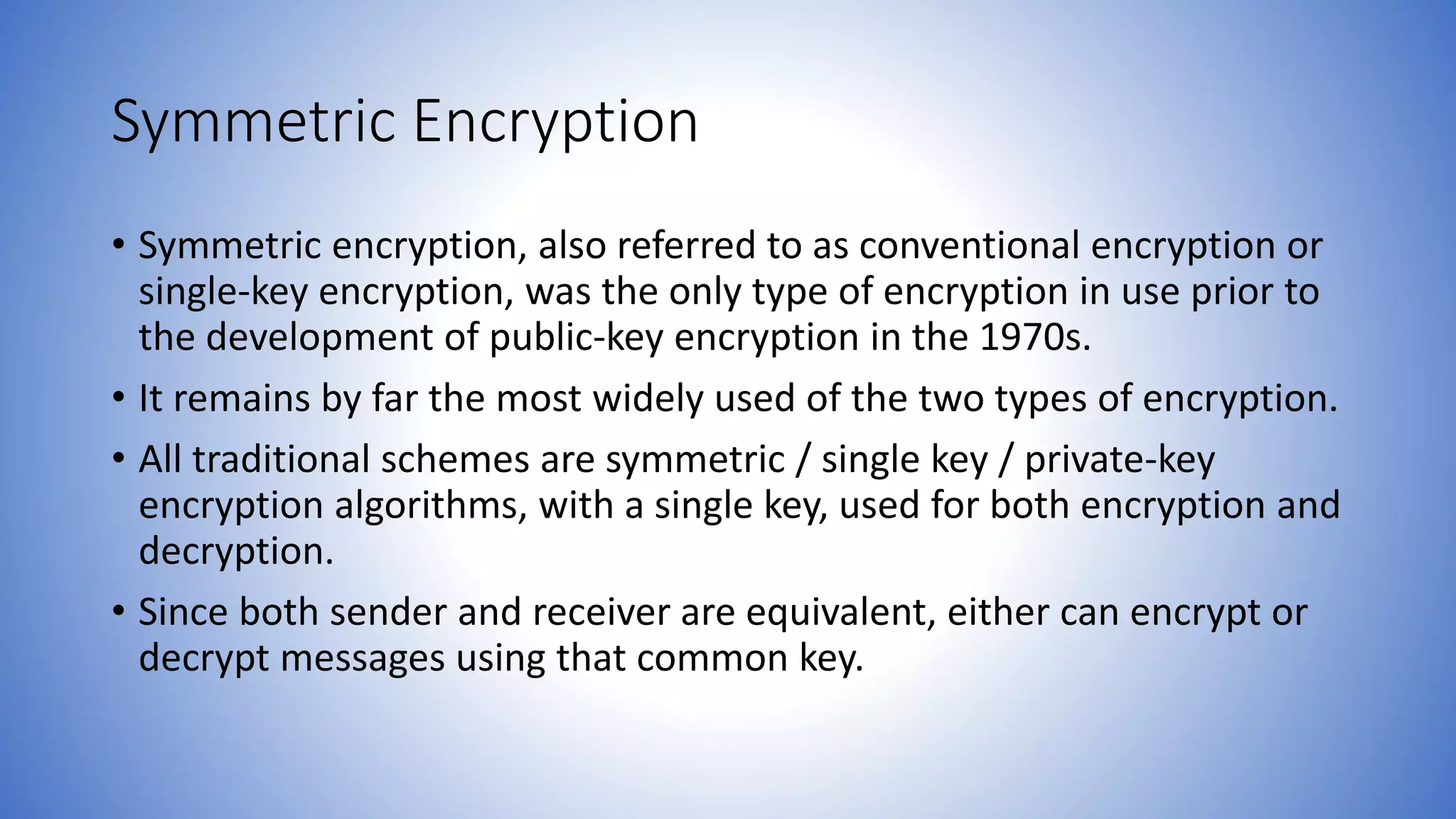 Information and network security 10 classical encryption techniques | PPT