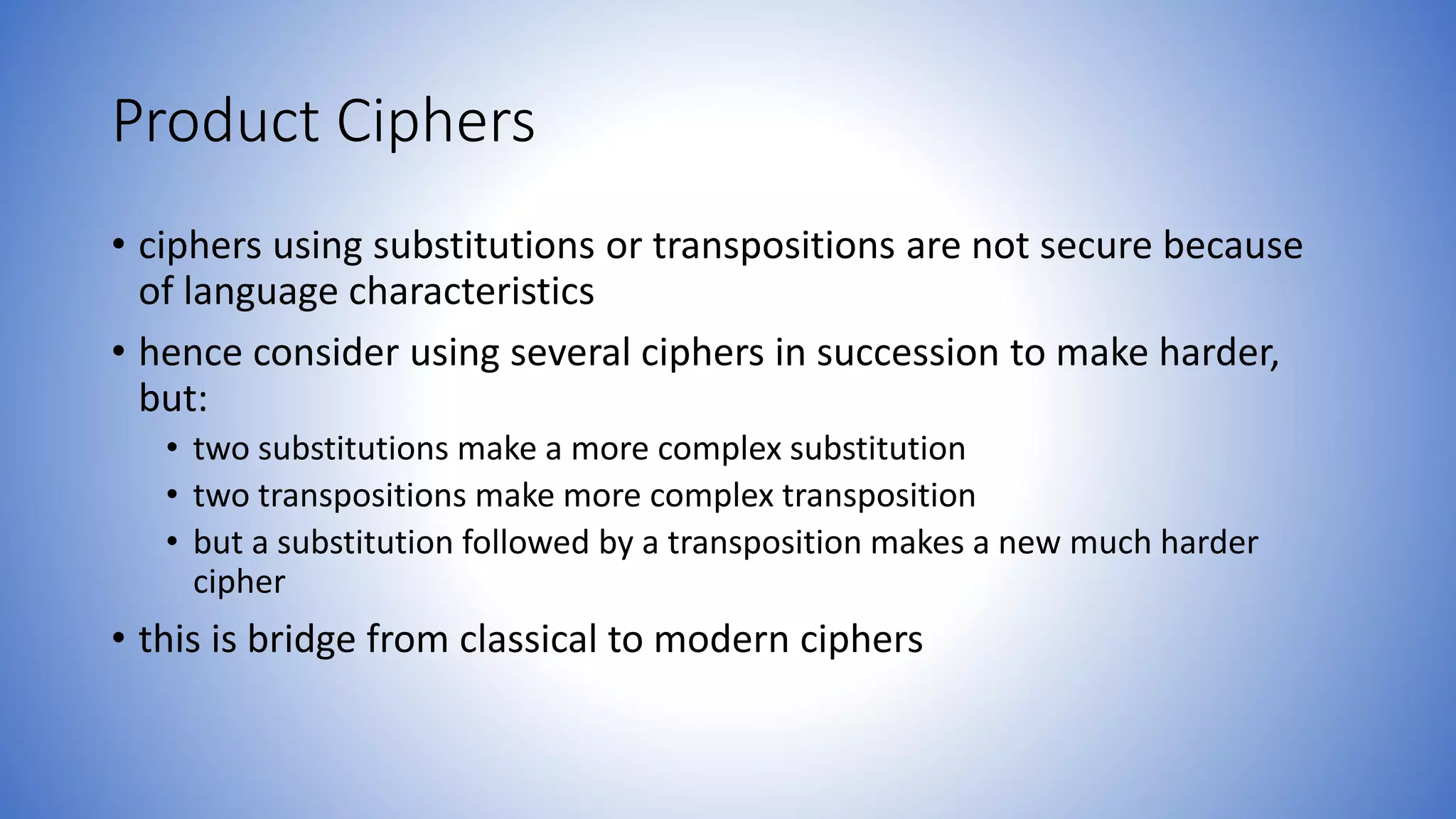 Information and network security 16 transposition ciphers | PPTX